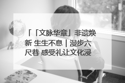 「文脉华章」非遗焕新 生生不息｜漫步六尺巷 感受礼让文化浸润的“巷”往生活