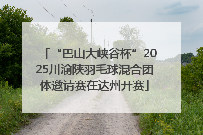 “巴山大峡谷杯”2025川渝陕羽毛球混合团体邀请赛在达州开赛