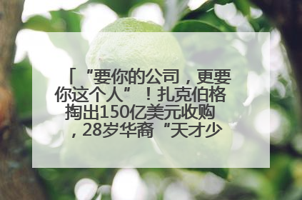 “要你的公司，更要你这个人”！扎克伯格掏出150亿美元收购，28岁华裔“天才少年”刷屏，他19岁就从MIT辍学创业
