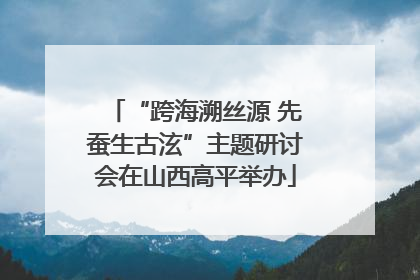 “跨海溯丝源 先蚕生古泫”主题研讨会在山西高平举办