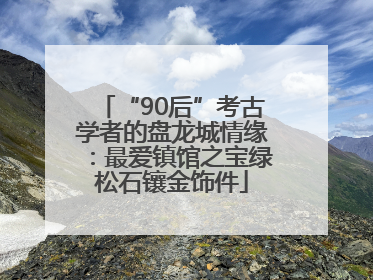 “90后”考古学者的盘龙城情缘：最爱镇馆之宝绿松石镶金饰件