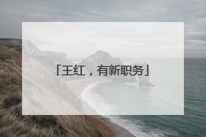 王红，有新职务