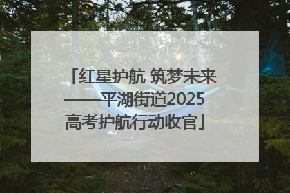 红星护航 筑梦未来——平湖街道2025高考护航行动收官
