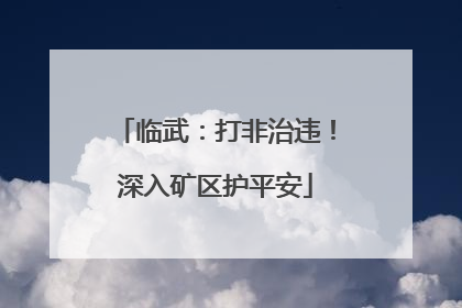 临武：打非治违！深入矿区护平安