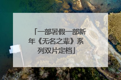 一部暑假一部新年《无名之辈》系列双片定档