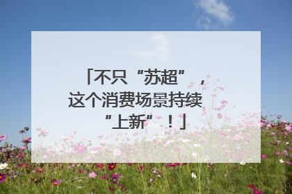 不只“苏超”，这个消费场景持续“上新”！