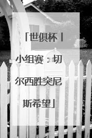 世俱杯丨小组赛：切尔西胜突尼斯希望