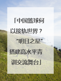 中国篮球何以接轨世界？“明日之星”搭建高水平青训交流舞台