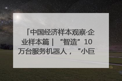 中国经济样本观察·企业样本篇｜“智造”10万台服务机器人，“小巨人”擎朗有大梦想