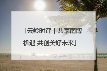 云岭时评｜共享南博机遇 共创美好未来