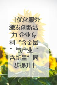 优化服务激发创新活力 企业专利“含金量”与产业“含新量”同步提升