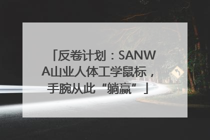 反卷计划：SANWA山业人体工学鼠标，手腕从此“躺赢”