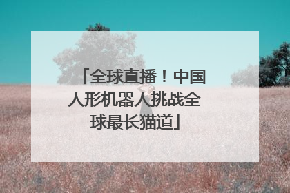 全球直播！中国人形机器人挑战全球最长猫道