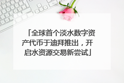 全球首个淡水数字资产代币于迪拜推出，开启水资源交易新尝试