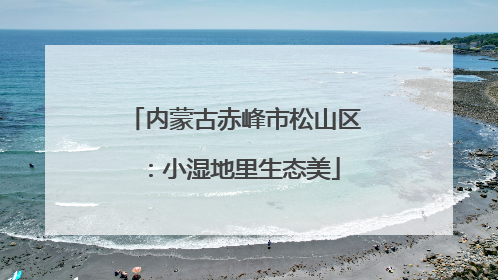 内蒙古赤峰市松山区：小湿地里生态美