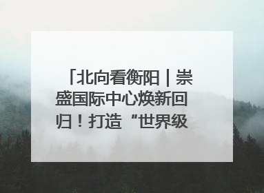 北向看衡阳｜崇盛国际中心焕新回归！打造“世界级美食主题公园”