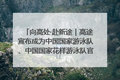 向高处·赴新途｜高途宣布成为中国国家游泳队、中国国家花样游泳队官方学习合作伙伴