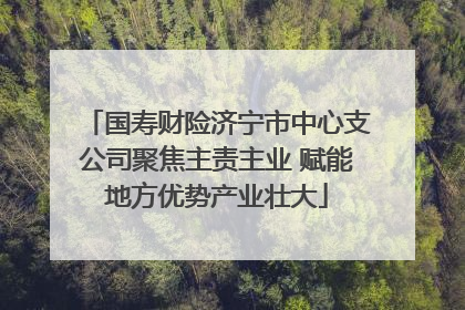 国寿财险济宁市中心支公司聚焦主责主业 赋能地方优势产业壮大