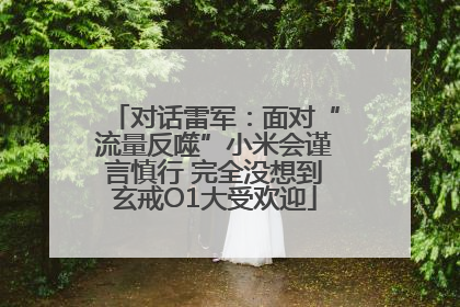 对话雷军：面对“流量反噬”小米会谨言慎行 完全没想到玄戒O1大受欢迎
