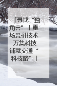 寻找“独角兽”丨重场景拼技术 万集科技铺就交通“科技路”