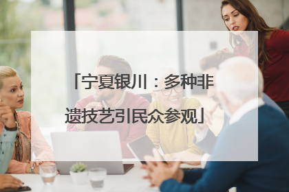 宁夏银川：多种非遗技艺引民众参观