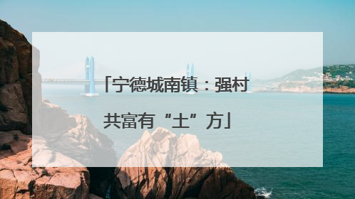 宁德城南镇：强村共富有“土”方