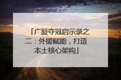 广厦夺冠启示录之二：外援赋能，打造本土核心架构