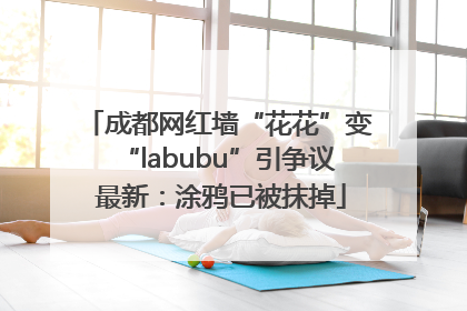 成都网红墙“花花”变“labubu”引争议 最新：涂鸦已被抹掉