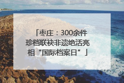 枣庄：300余件珍档联袂非遗绝活亮相“国际档案日”