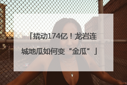撬动174亿！龙岩连城地瓜如何变“金瓜”