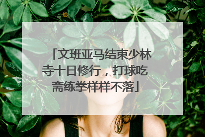 文班亚马结束少林寺十日修行，打球吃斋练拳样样不落