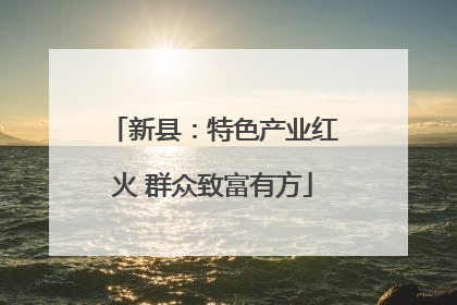 新县：特色产业红火 群众致富有方