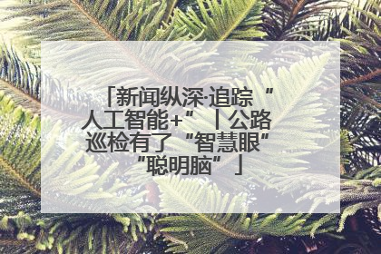 新闻纵深·追踪“人工智能+”丨公路巡检有了“智慧眼”“聪明脑”