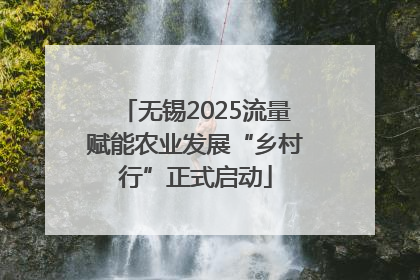 无锡2025流量赋能农业发展“乡村行”正式启动