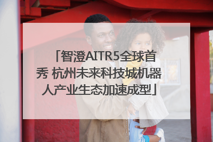 智澄AITR5全球首秀 杭州未来科技城机器人产业生态加速成型