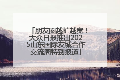 朋友圈越扩越宽！大众日报推出2025山东国际友城合作交流周特别报道