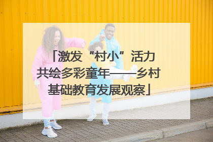 激发“村小”活力 共绘多彩童年——乡村基础教育发展观察