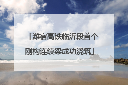 潍宿高铁临沂段首个刚构连续梁成功浇筑