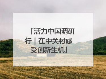 活力中国调研行｜在中关村感受创新生机