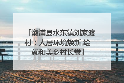 溆浦县水东镇刘家渡村：人居环境焕新 绘就和美乡村长卷