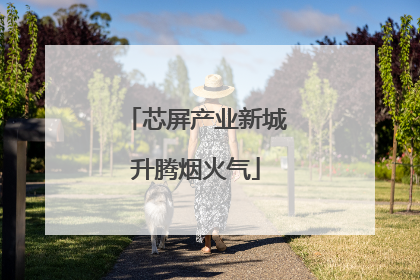 芯屏产业新城升腾烟火气