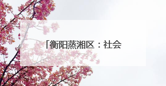 衡阳蒸湘区：社会治安综合治理中心正式实体实战化运行