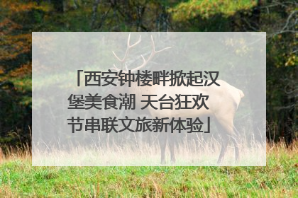 西安钟楼畔掀起汉堡美食潮 天台狂欢节串联文旅新体验