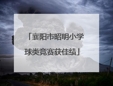 襄阳市昭明小学球类竞赛获佳绩