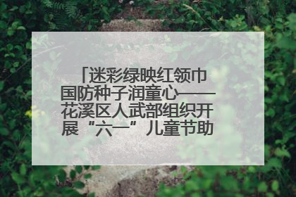 迷彩绿映红领巾 国防种子润童心——花溪区人武部组织开展“六一”儿童节助学兴教活动