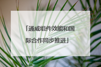 通威组件效能和国际合作同步推进