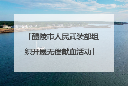 醴陵市人民武装部组织开展无偿献血活动