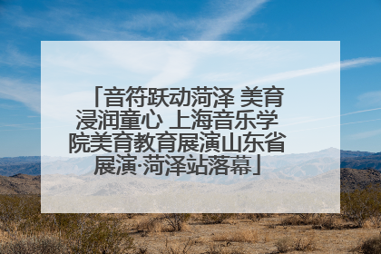 音符跃动菏泽 美育浸润童心 上海音乐学院美育教育展演山东省展演·菏泽站落幕