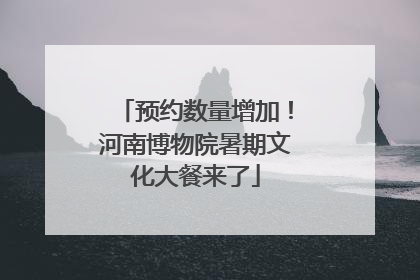 预约数量增加！河南博物院暑期文化大餐来了