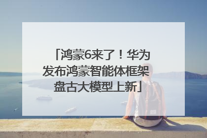 鸿蒙6来了！华为发布鸿蒙智能体框架 盘古大模型上新